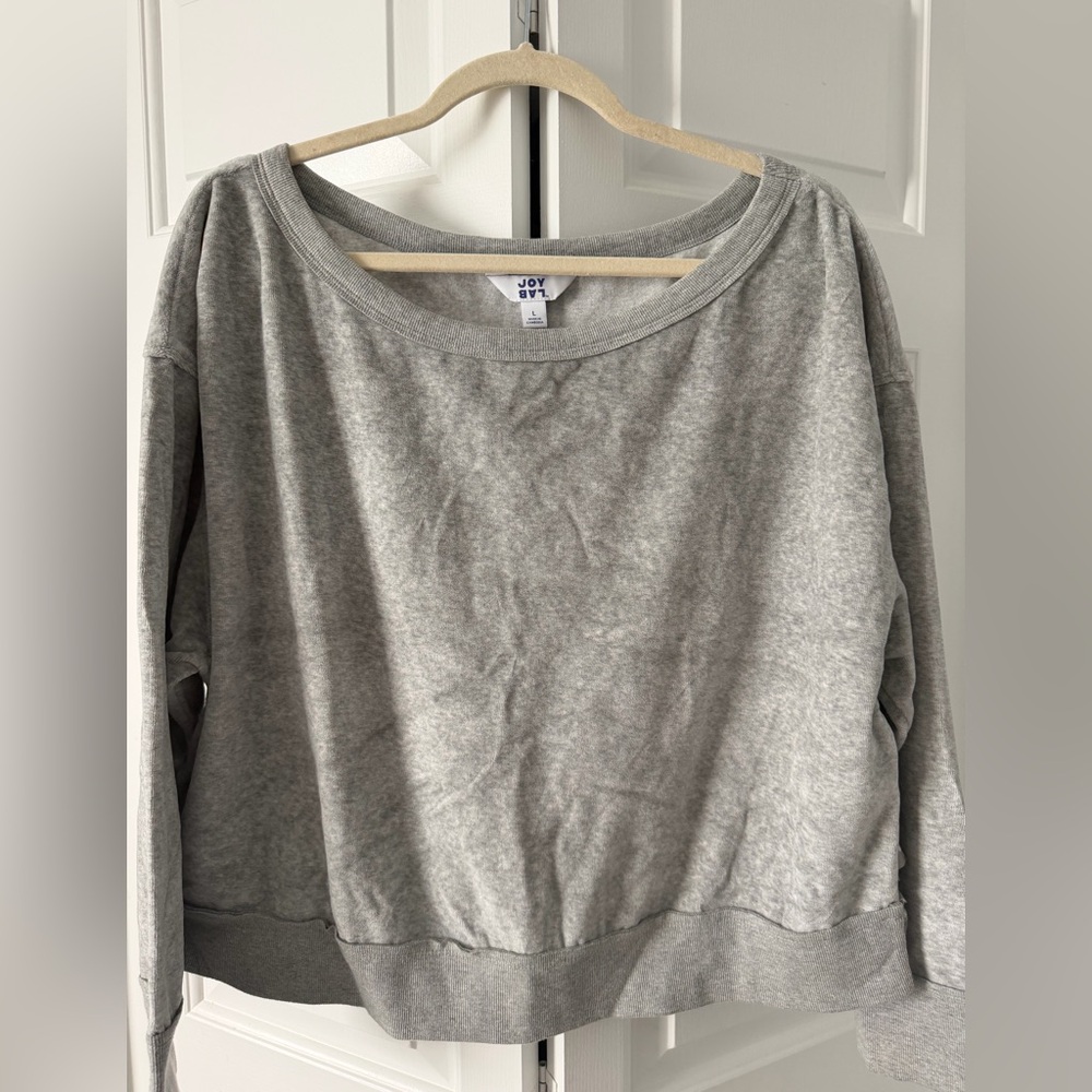 JoyLab Light Gray Crewneck
